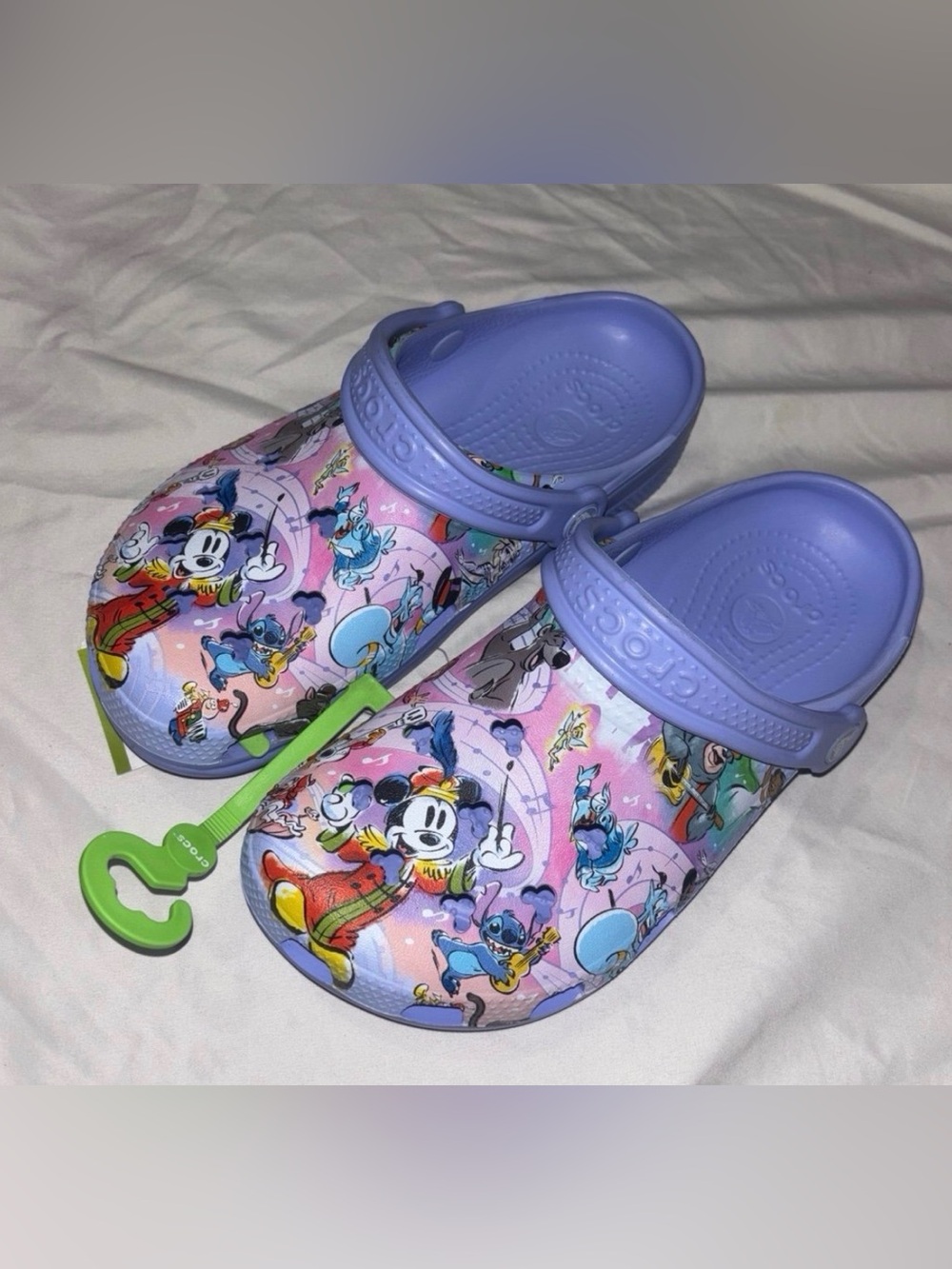 Crocs Mickey & Friends Purple Graphic Clog